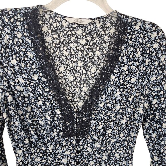 & Other Stories Lacey Boho Cottagecore Whimsigoth Prairie Girl Casual Dress 6 - Picture 3 of 12